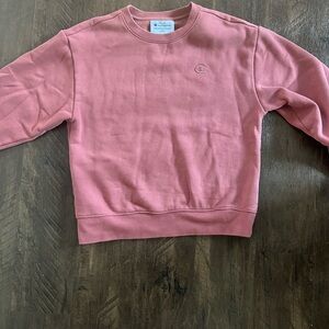 Champion Women's Coral Crew Neck Sweater